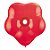 Balão de Festa Látex Blossom - Vermelho - 16" 40cm - 25 unidades - Qualatex Outlet - Rizzo - Imagem 1