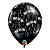 Balão de Festa Látex Liso Decorado - Over The Hill Preto - 11" 27cm - 6 unidades - Qualatex Outlet - Rizzo - Imagem 1