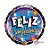 Balão de Festa Microfoil 18" 45cm - Redondo Holográfico Feliz Cumpleaños!  - 1 unidade - Qualatex Outlet - Rizzo - Imagem 1
