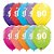 Balão de Festa Látex Liso Decorado - Número 90 Sortido - 11" 27cm - 6 unidades - Qualatex Outlet - Rizzo - Imagem 1