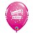 Balão de Festa Látex Liso Decorado - Despedida de Solteira Cereja - 11" 27cm - 6 unidades - Qualatex Outlet - Rizzo - Imagem 1