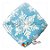 Balão de Festa Microfoil 18" 45cm - Diamante Flocos de Neve Azul - 1 unidade - Qualatex Outlet - Rizzo - Imagem 1