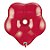 Balão de Festa Látex Blossom - Vermelho Rubi - 16" 40cm - 25 unidades - Qualatex Outlet - Rizzo - Imagem 1
