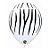 Balão de Festa Látex Liso Decorado - Listras de Zebra Branco - 11" 27cm - 50 unidades - Qualatex Outlet - Rizzo - Imagem 1