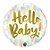 Balão de Festa Microfoil 18" 45cm - Redondo Hello Baby! - 1 unidade - Qualatex Outlet - Rizzo - Imagem 1
