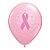 Balão de Festa Látex Liso Decorado - Fita da Consciêntização Rosa - 11" 27cm - 50 unidades - Qualatex Outlet - Rizzo - Imagem 1