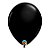 Balão de Festa Látex Liso - Preto Onix - 11" 27cm - 6 unidades - Qualatex Outlet - Rizzo - Imagem 1