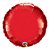 Balão de Festa Microfoil 18" 45cm - Redondo Vermelho Rubi Metalizado - 1 unidade - Qualatex Outlet - Rizzo - Imagem 1