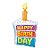 Balão de Festa Microfoil 14" 35cm - Fatia de Bolo Happy Birthday - 1 unidade - Qualatex Outlet - Rizzo - Imagem 1