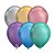 Balão de Festa Látex Liso - Chrome Sortidos - 11" 27cm - 100 unidades - Qualatex Outlet - Rizzo - Imagem 1