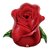 Balão de Festa Microfoil 33" 83cm - Botão de Rosa Vermelho - 1 unidade - Qualatex Outlet - Rizzo - Imagem 1