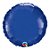 Balão de Festa Microfoil 18" 45cm - Redondo Azul Escuro Metalizado - 1 unidade - Qualatex Outlet - Rizzo - Imagem 1