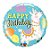 Balão de Festa Microfoil 18" 45cm - Redondo Happy Birthday! Lhama - 1 unidade - Qualatex Outlet - Rizzo - Imagem 1