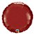 Balão de Festa Microfoil 18" 45cm - Redondo Vermelho Borgonha Metalizado - 1 unidade - Qualatex Outlet - Rizzo - Imagem 1