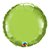 Balão de Festa Microfoil 18" 45cm - Redondo Verde Lima Metalizado - 1 unidade - Qualatex Outlet - Rizzo - Imagem 1