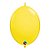 Balão de Festa Látex Liso Q-Link - Amarelo - 12" 30cm - 50 unidades - Qualatex Outlet - Rizzo - Imagem 1