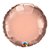 Balão de Festa Microfoil 18" 45cm - Redondo Ouro Rose Metalizado - 1 unidade - Qualatex Outlet - Rizzo - Imagem 1