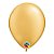 Balão de Festa Látex Liso - Ouro - 9" 22cm - 100 unidades - Qualatex Outlet - Rizzo - Imagem 1