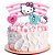Topo de Bolo - Cenário Hello Kitty - 4 unidades - Festcolor - Rizzo - Imagem 1