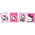 Quadros Decorativos - Hello Kitty - 4 unidades - Festcolor - Rizzo - Imagem 1