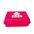 Caixinha Lembrancinha Plástica Diamante c/ Nome - Pink - 1 unidade - Rizzo - Imagem 1