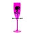 Taça Pink Fashionista Mod.1 Personalizável c/ Nome  - 1 unidade - Rizzo - Imagem 1