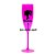 Taça Pink Fashionista Mod.1 Personalizado c/ Nome  - 1 unidade - Rizzo - Imagem 1