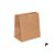 Saco de Papel P 28x19x12cm - Kraft - 50 unidades - Cromus - Rizzo - Imagem 1