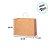 Sacola de Papel Horizontal G 28x38x12cm - Kraft 10 unidades - Cromus - Rizzo - Imagem 2