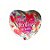 Balão de Festa Microfoil 9" 22cm - Coração Valentine's Corações - 1 unidade - Qualatex Outlet - Rizzo - Imagem 1