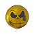 Balão de Festa Metalizado 20" 50cm - Redondo Terror Crânio Ouro - 1 unidade - Rizzo - Imagem 1