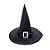 Chapéu de Bruxa Preto - Cinto Brilhante - Halloween - 1 unidade - Cromus - Rizzo - Imagem 1