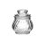 Pote de Vidro Hermético com Tampa 200 ml - 9x7,5cm - 1 unidade - Rizzo - Imagem 1