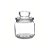 Pote de Vidro Hermético com Tampa 120ml - 9x7,5cm - 1 unidade - Rizzo - Imagem 1