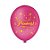 Balão de Festa Decorado Parabéns 12" 30cm - 10 unidades - Regina - Rizzo - Imagem 3