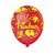 Balão de Festa Decorado Parabéns 12" 30cm - 10 unidades - Regina - Rizzo - Imagem 2