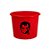 Balde de Pipoca Vermelho Personalizado - Silhueta Vampiro - 1 unidade - Rizzo - Imagem 1