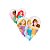 Balão de Festa Metalizado Coração 17" 43cm - Princesas Disney - 1 unidade - Cromus - Rizzo - Imagem 1