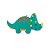 Balão de Festa Metalizado 36" 91cm - Triceratops - 1 unidade - Rizzo - Imagem 1