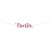 Faixa decorativa "Trintei" Glitter Rosa - 1 unidade - Cromus - Rizzo - Imagem 1