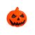 Enfeite Decorativo Halloween - Abóbora Laranja 19cm - 1 unidade - Rizzo - Imagem 1