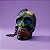 Enfeite Decorativo Halloween - Caveira Corrente Mexicana Preta - 1 unidade - Rizzo - Imagem 1
