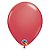 Balão de Festa Látex Liso Sólido - Cranberry - 1 unidade - Qualatex - Rizzo - Imagem 1