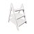 Escada de Mesa de 3 Andares Branco - 21x17x29cm - 1 unidade - Rizzo - Imagem 1