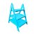 Escada de Mesa de 3 Andares Azul Bebê - 21x17x29cm - 1 unidade - Rizzo - Imagem 1