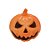 Enfeite Decorativo de Halloween - Abóbora Transparente 5cm - 1 unidade - Rizzo - Imagem 1