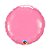 Balão de Festa Microfoil 18" 45cm - Redondo Rosa Metalizado - 1 unidade - Qualatex - Rizzo - Imagem 1