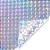 Vinil Adesivo Holográfico Triângulo 30 cm x 50 cm - Prata - 1 unidade - Rizzo - Imagem 1