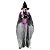 Enfeite Decorativo Halloween - Bruxa Cordélia - 1,83m - Som, Luz e Movimento - 1 unidade - Cromus - Rizzo - Imagem 1