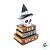 Enfeite Decorativo Halloween - Crânio Com Livros - 27,5cm - 1 unidade - Cromus - Rizzo - Imagem 3